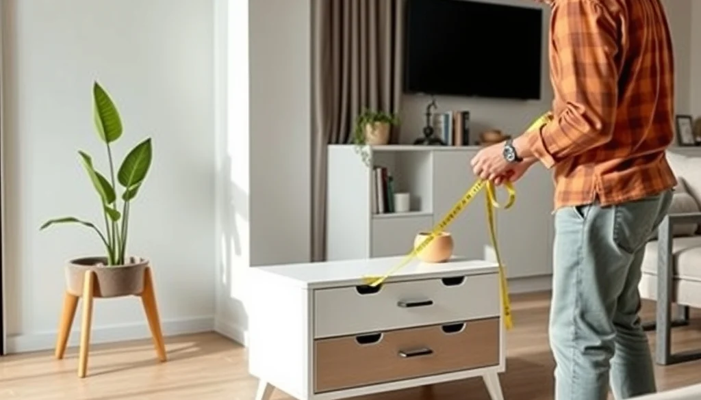 Memeriksa ukuran furniture penyimpanan sebelum membeli untuk rumah kecil