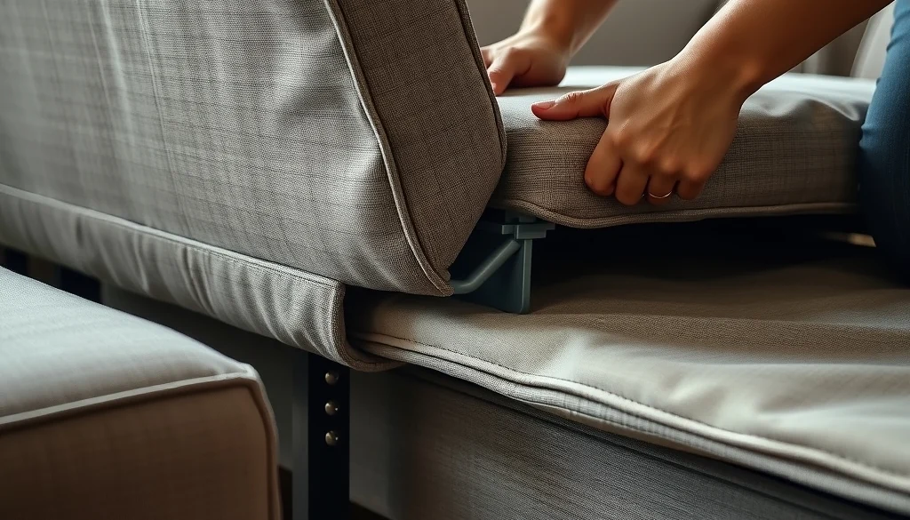 Detail mekanisme buka-tutup sofa bed yang perlu diperiksa sebelum membeli