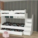 Ranjang Susun Anak Multifungsi Kayu Jati