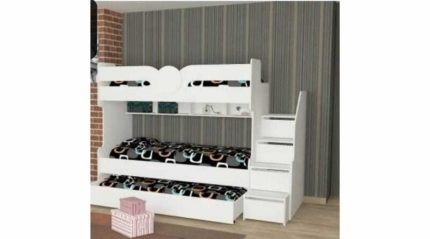 Ranjang Susun Anak Multifungsi Kayu Jati