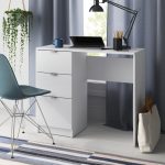 Derryn Desk Meja Tulis Minimalis 3 Laci Modern