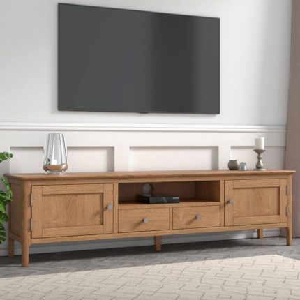 Meja TV Kayu Jati Model Minimalis 2021