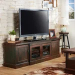 Meja TV Klasik Minimalis Jati Walder In Antique Walnut