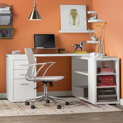 Senzio Meja Kerja Executive L Minimalis