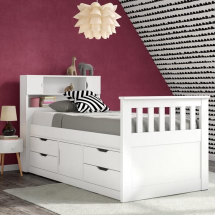 Angella Ranjang Anak Minimalis Putih Modern