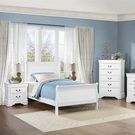 Classine Set Tempat Tidur Anak Minimalis Putih