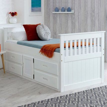 Puretta Tempat Tidur Anak Putih Minimalis Modern