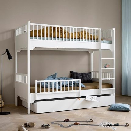 Wivano Tempat Tidur Tingkat Anak Putih Minimalis