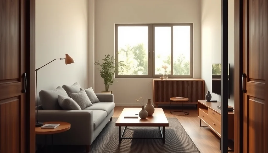 menata furniture ruang tamu sempit