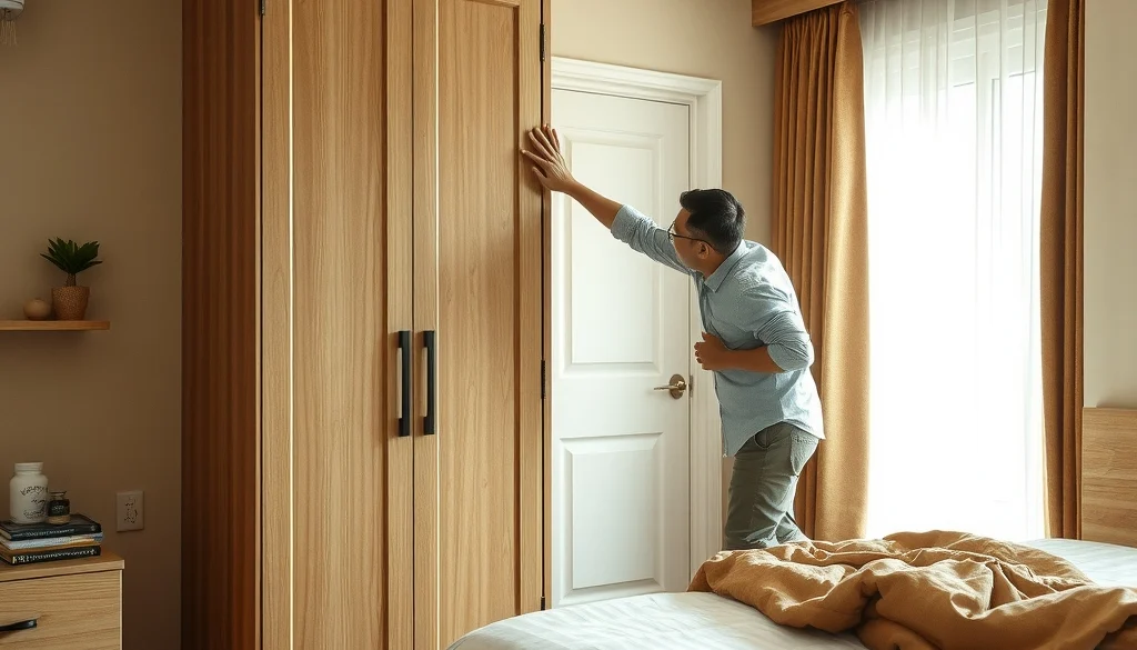 Memeriksa ukuran luar rangka tempat tidur sebelum membeli